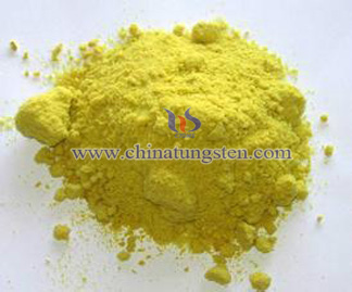 yellow tungsten oxide image