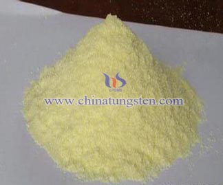 yellow tungsten oxide image