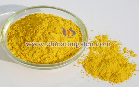 yellow tungsten oxide photo yellow tungsten oxide photo