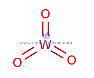 ossido di tungsteno giallo immagine struttura molecolare
