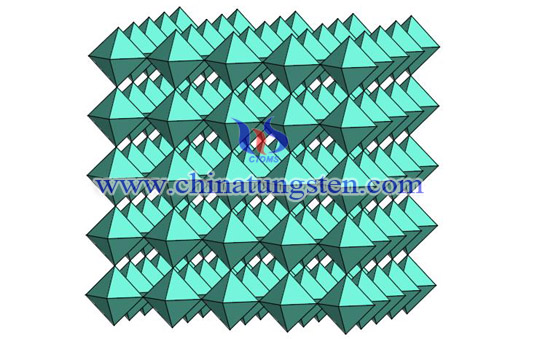 kollane volframoksiidi Perovskite struktuuri pilt