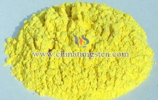 yellow tungsten oxide photo yellow tungsten oxide photo